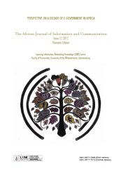 African Journal of Information and Communication